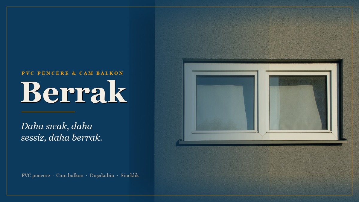 Berrak Cam ve PVC web sitesi kapağı