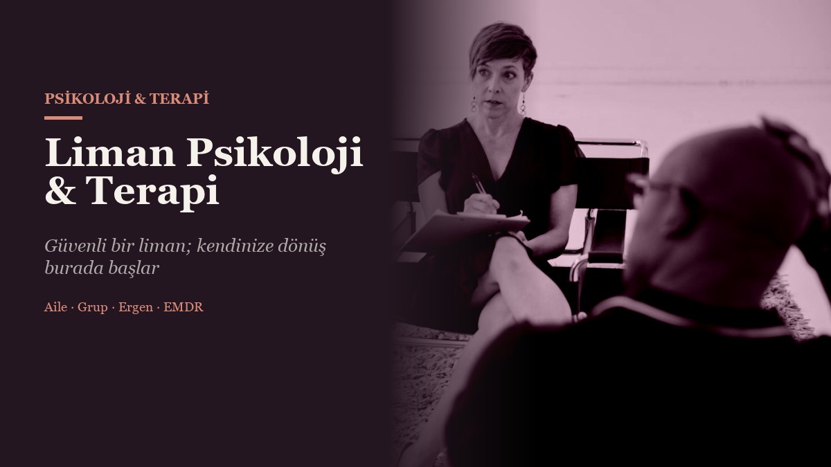 Liman Psikoloji & Terapi web sitesi ana sayfa görünümü