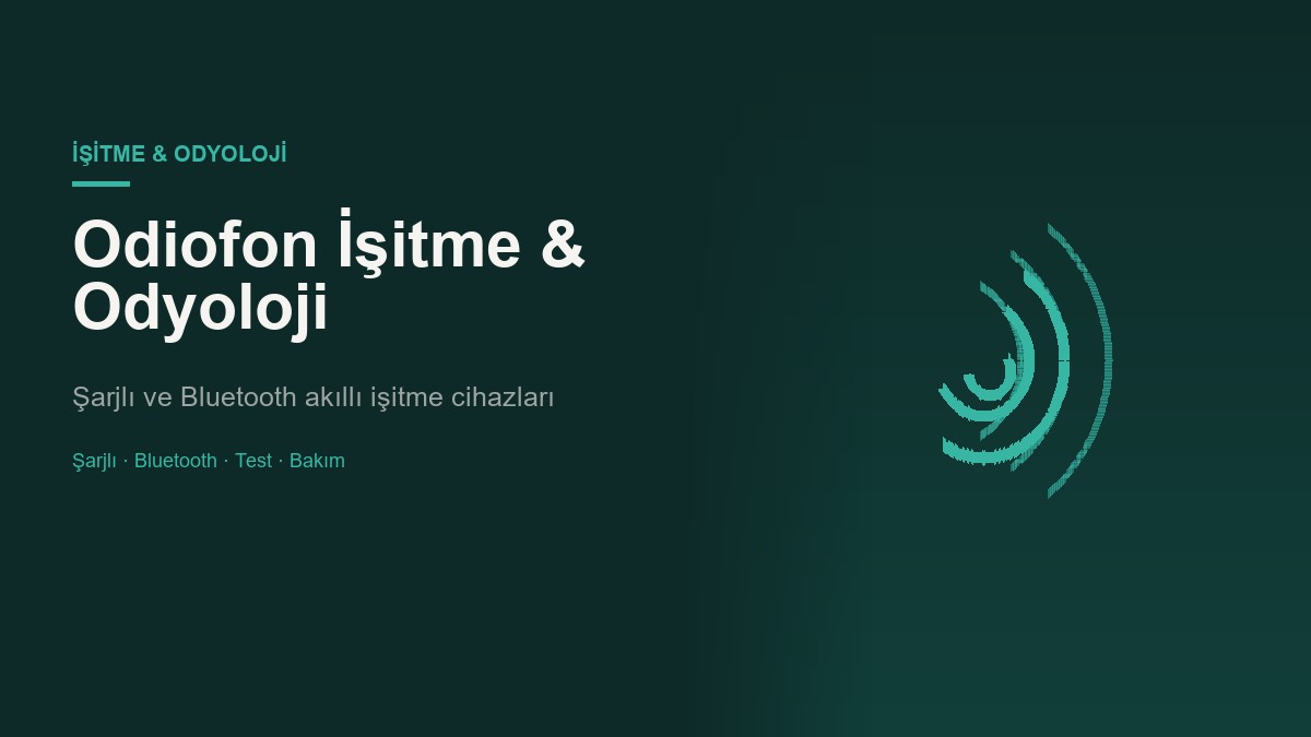 Odiofon İşitme & Odyoloji web sitesi ana sayfa görünümü