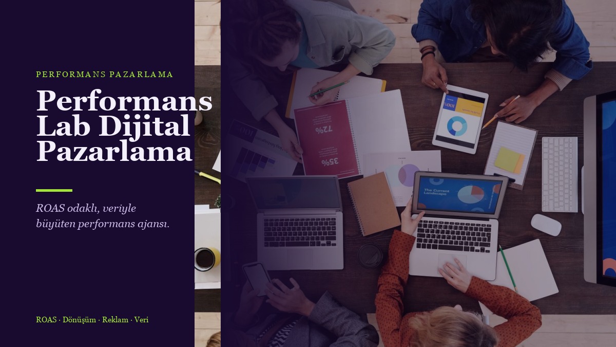 Performans Lab Dijital Pazarlama web sitesi kapağı