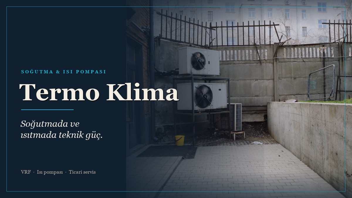 Termo Klima Teknik web sitesi kapağı