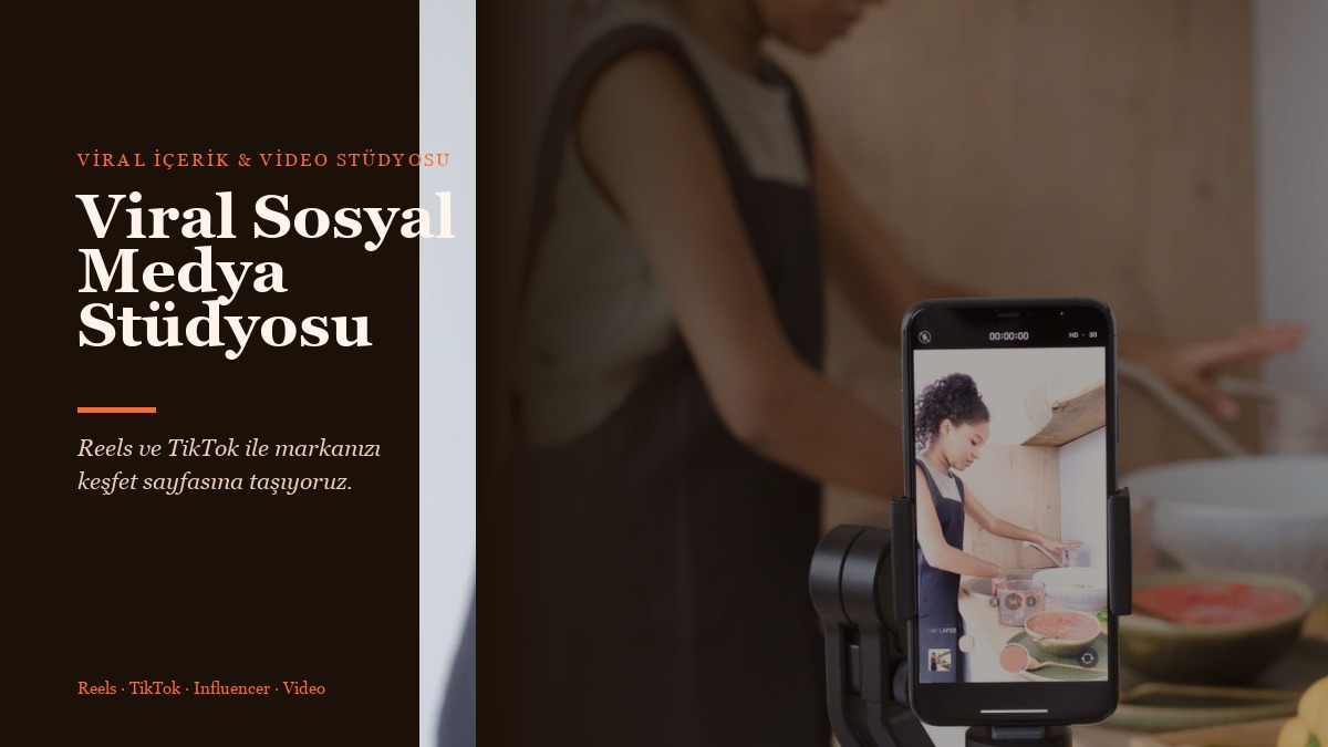 Viral Sosyal Medya Stüdyosu web sitesi kapağı
